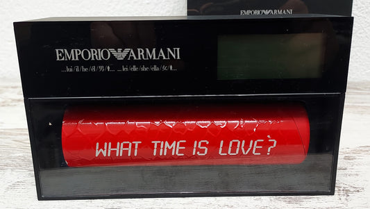 Emporio Night for Her Armani EDP 100ml + Alarm Clock. Discontinued vintage set.