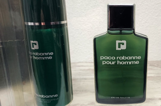 Paco Rabanne pour Homme EDT 100ml + Deo Spray 150ml. Discontinued vintage.