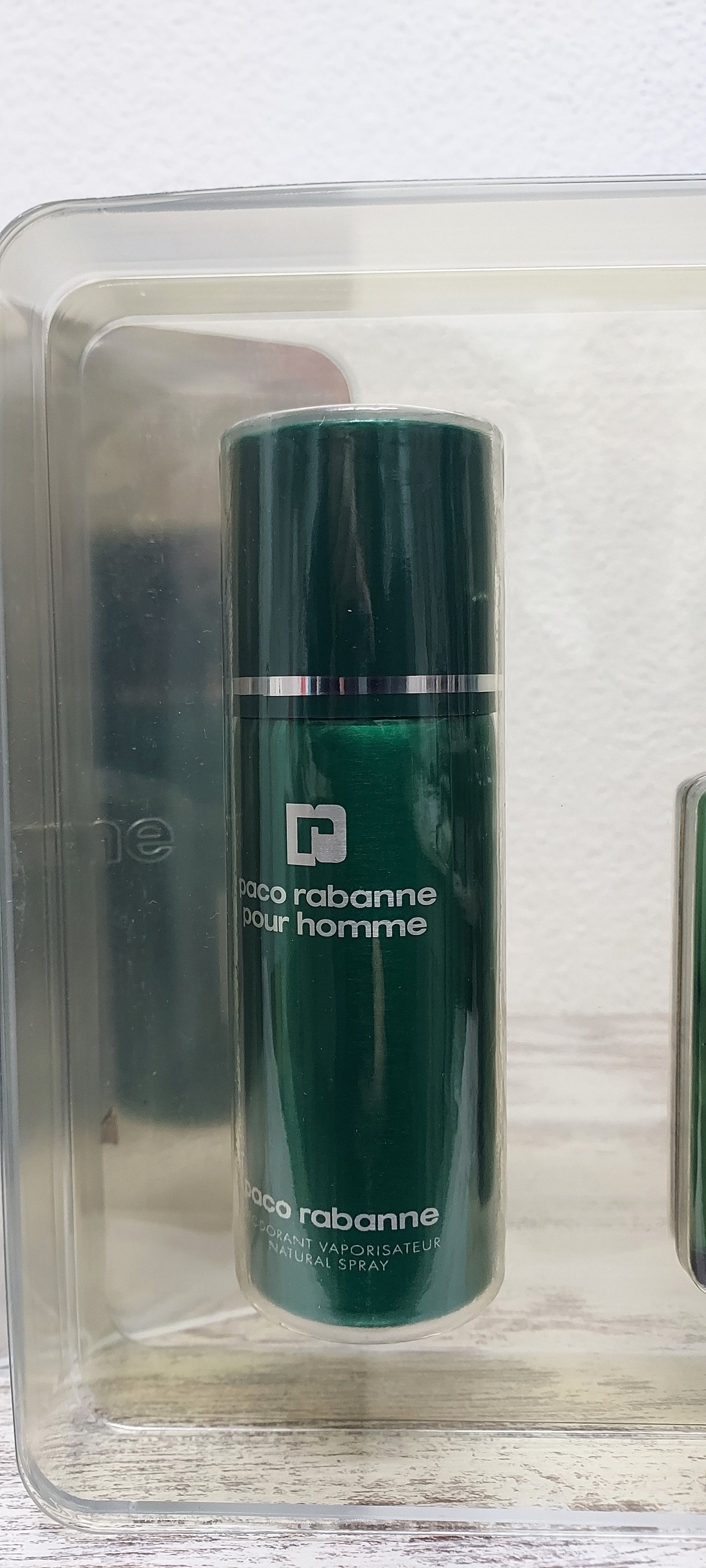 Paco Rabanne pour Homme EDT 100ml + Deo Spray 150ml. Discontinued vintage.