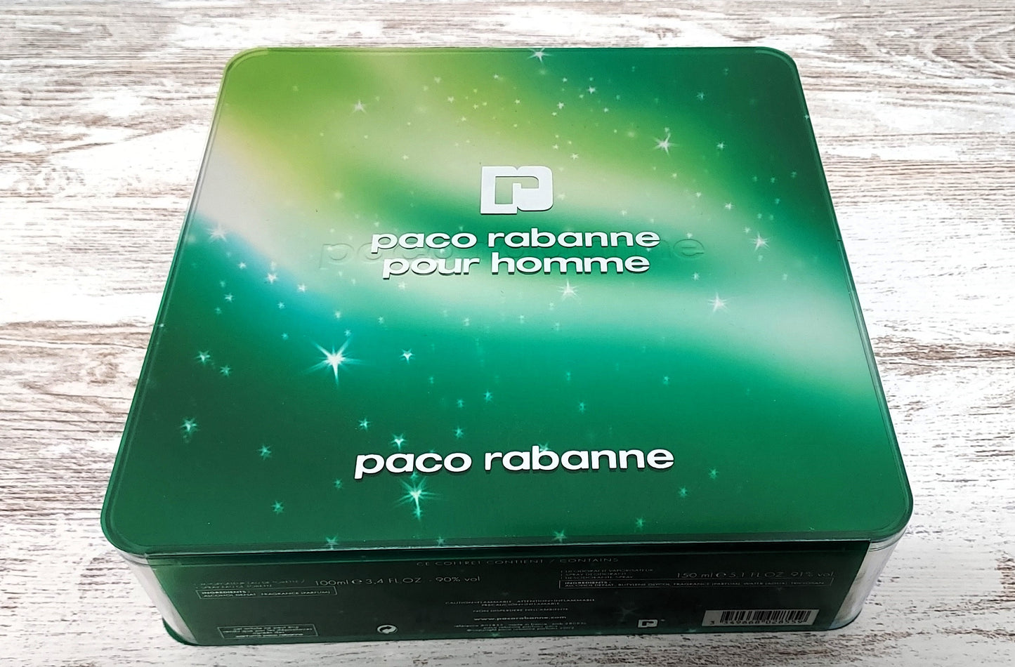 Paco Rabanne pour Homme EDT 100ml + Deo Spray 150ml. Discontinued vintage.