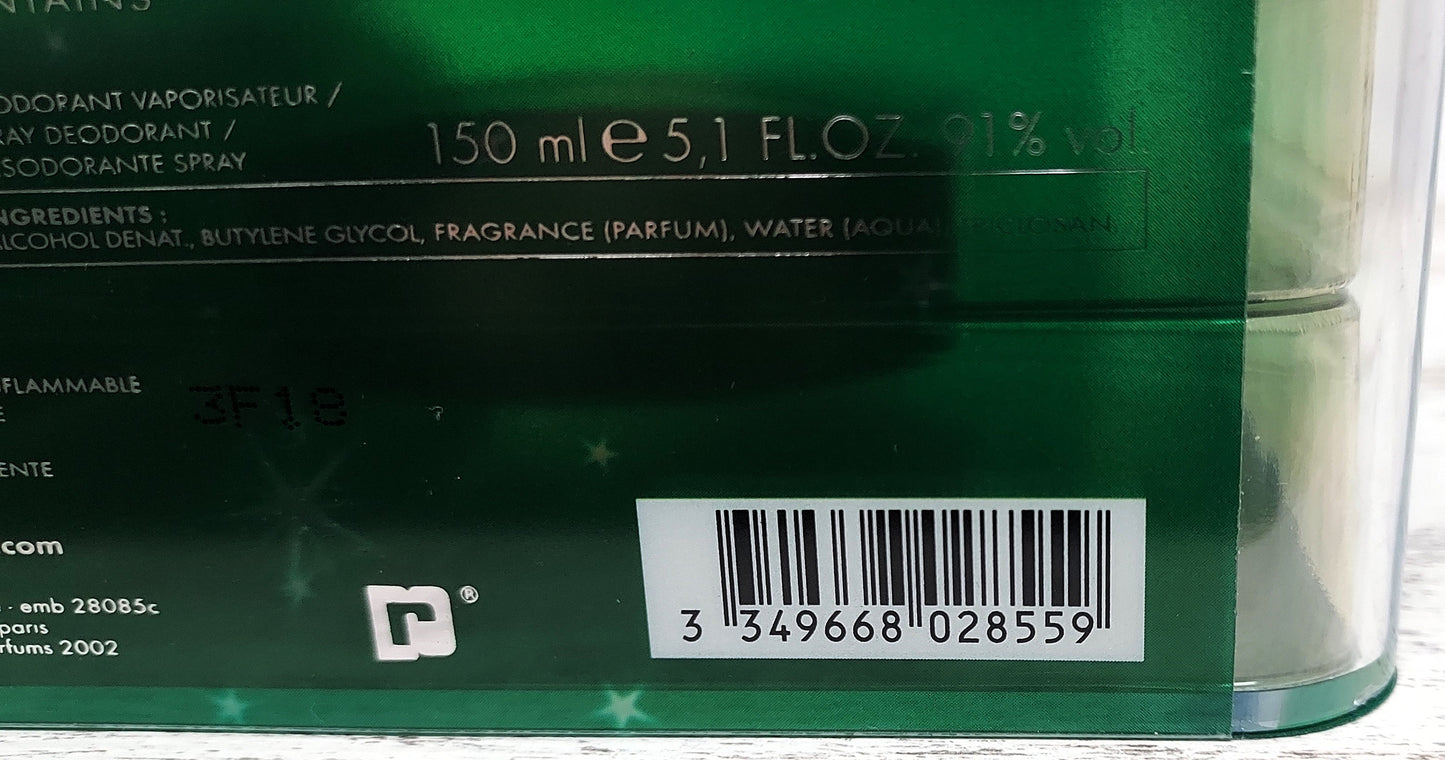 Paco Rabanne pour Homme EDT 100ml + Deo Spray 150ml. Discontinued vintage.