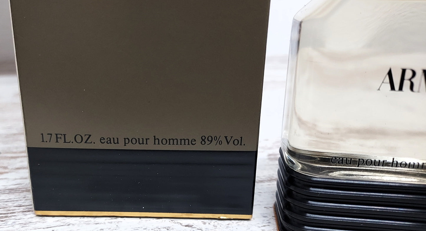Armani pour Homme EDT 50ml + Soap 150g. Vintage original formula COSMAIR.
