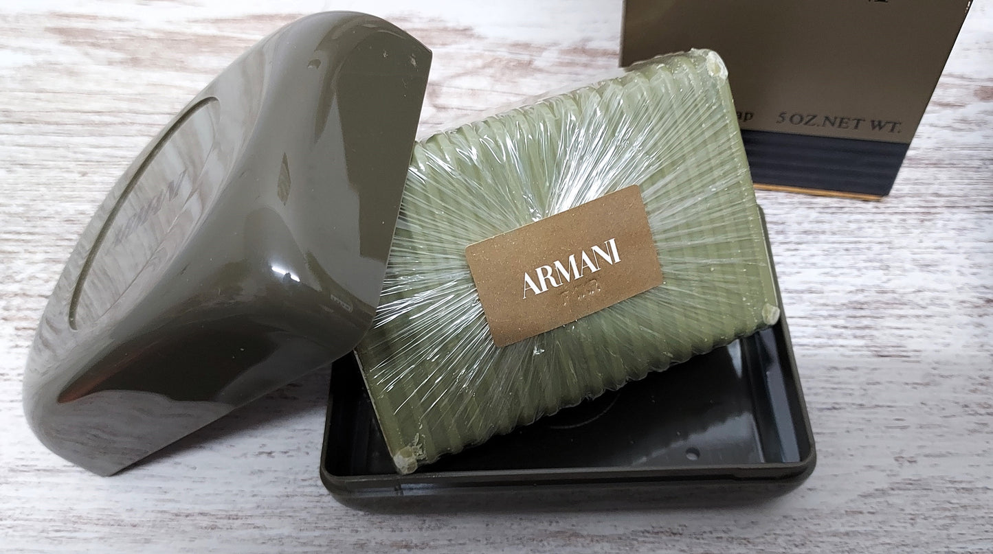 Armani pour Homme EDT 50ml + Soap 150g. Vintage original formula COSMAIR.