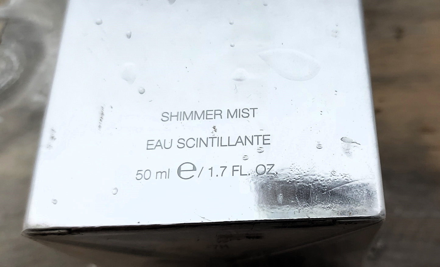 Silver Rain Shimmer Mist EAU SCINTILLANTE La Prairie 50ml. Discontinued vintage.