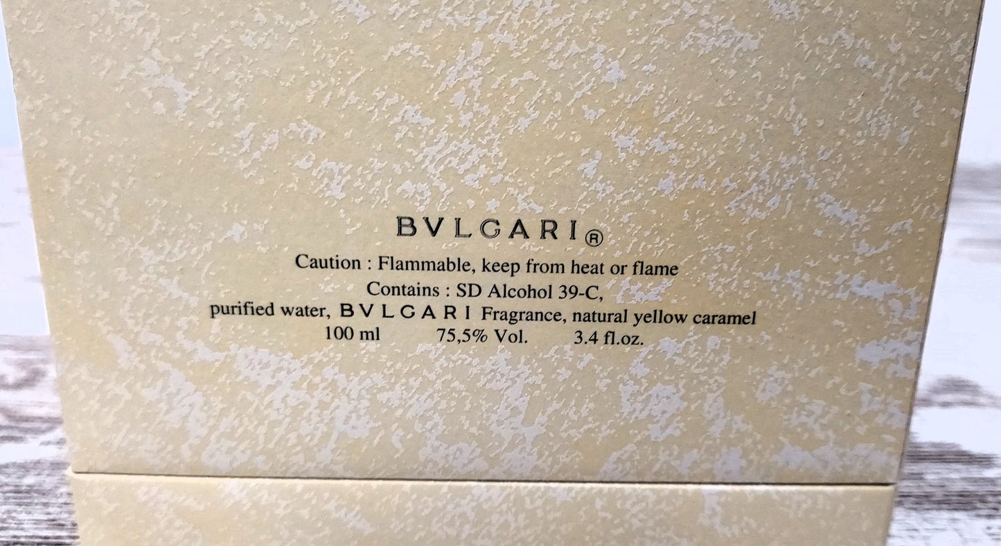 Bvlgari pour Femme Bvlgari EDP (eau de parfum SPLASH) 100ml. Vintage extremely rare.