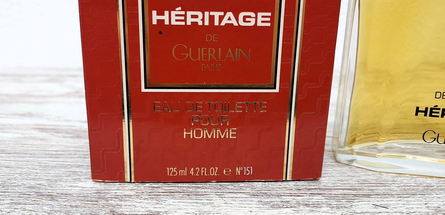 Heritage Guerlain EDT (eau de toilette SPLASH) 125ml. Discontinued vintage.
