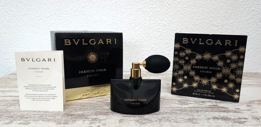 Bvlgari Jasmin Noir L'ELIXIR EDP (eau de parfum) 50ml. Limited Edition rare.