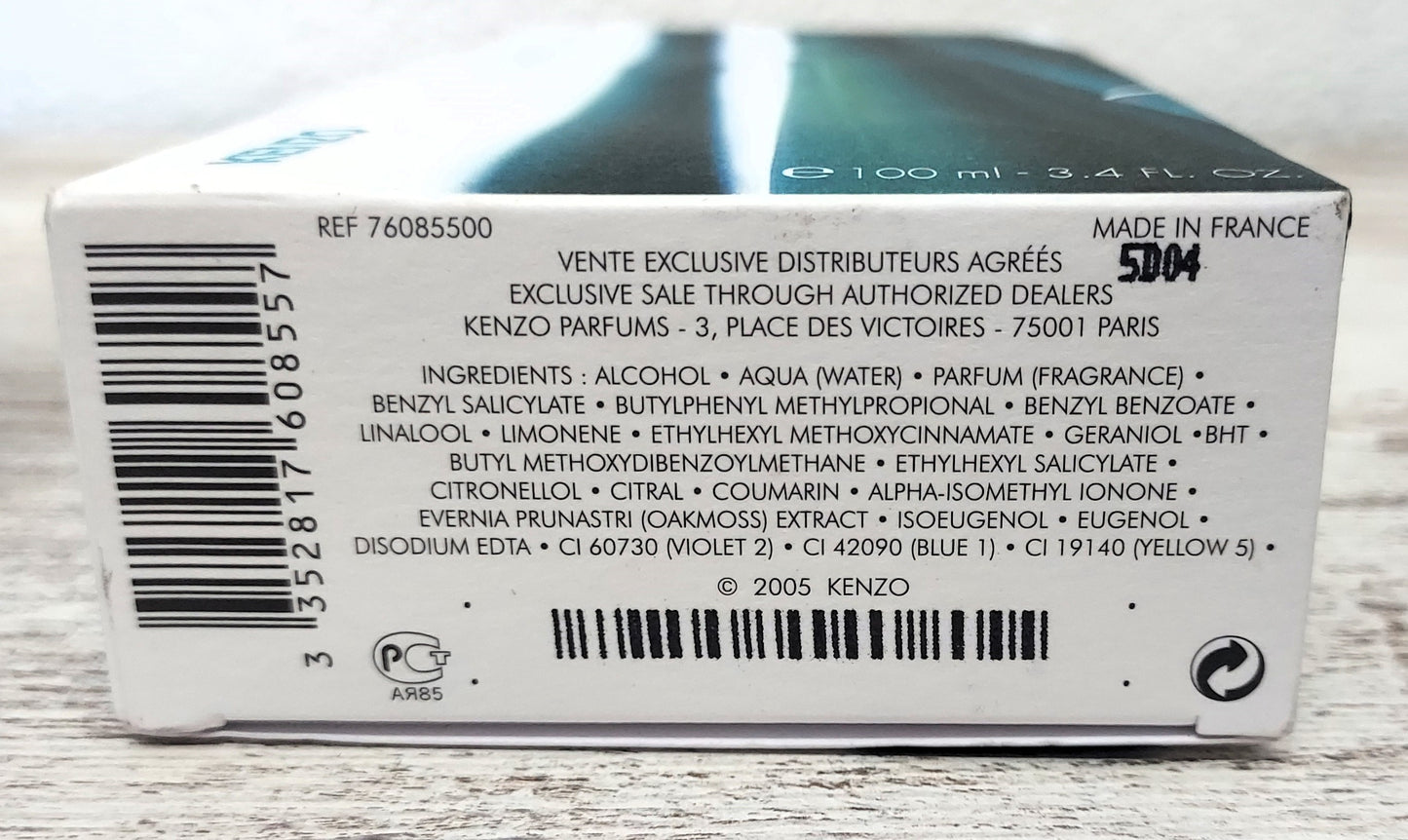 Kenzo pour Homme FRESH EDT (eau de toilette) 100ml. Discontinued vintage rare.