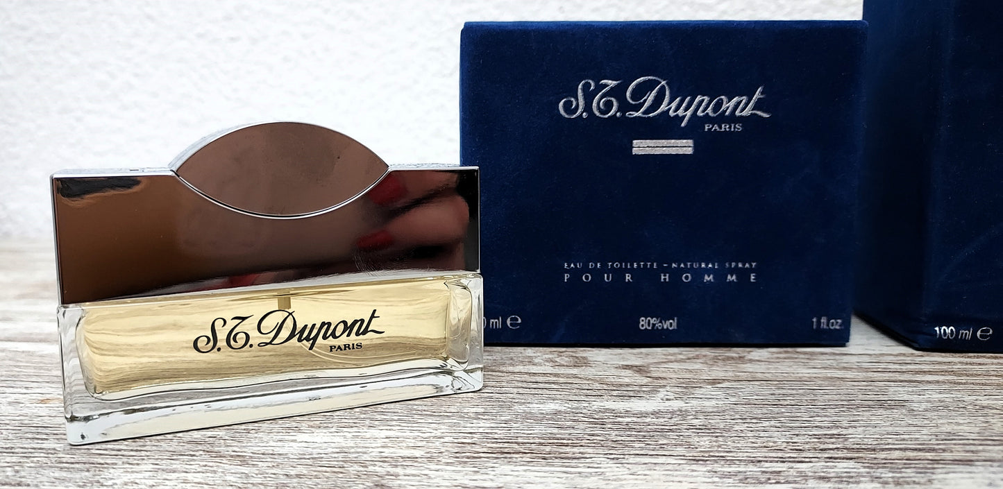 S.T. Dupont pour Homme EDT (eau de toilette) 30ml + After Shave 100ml. Vintage.