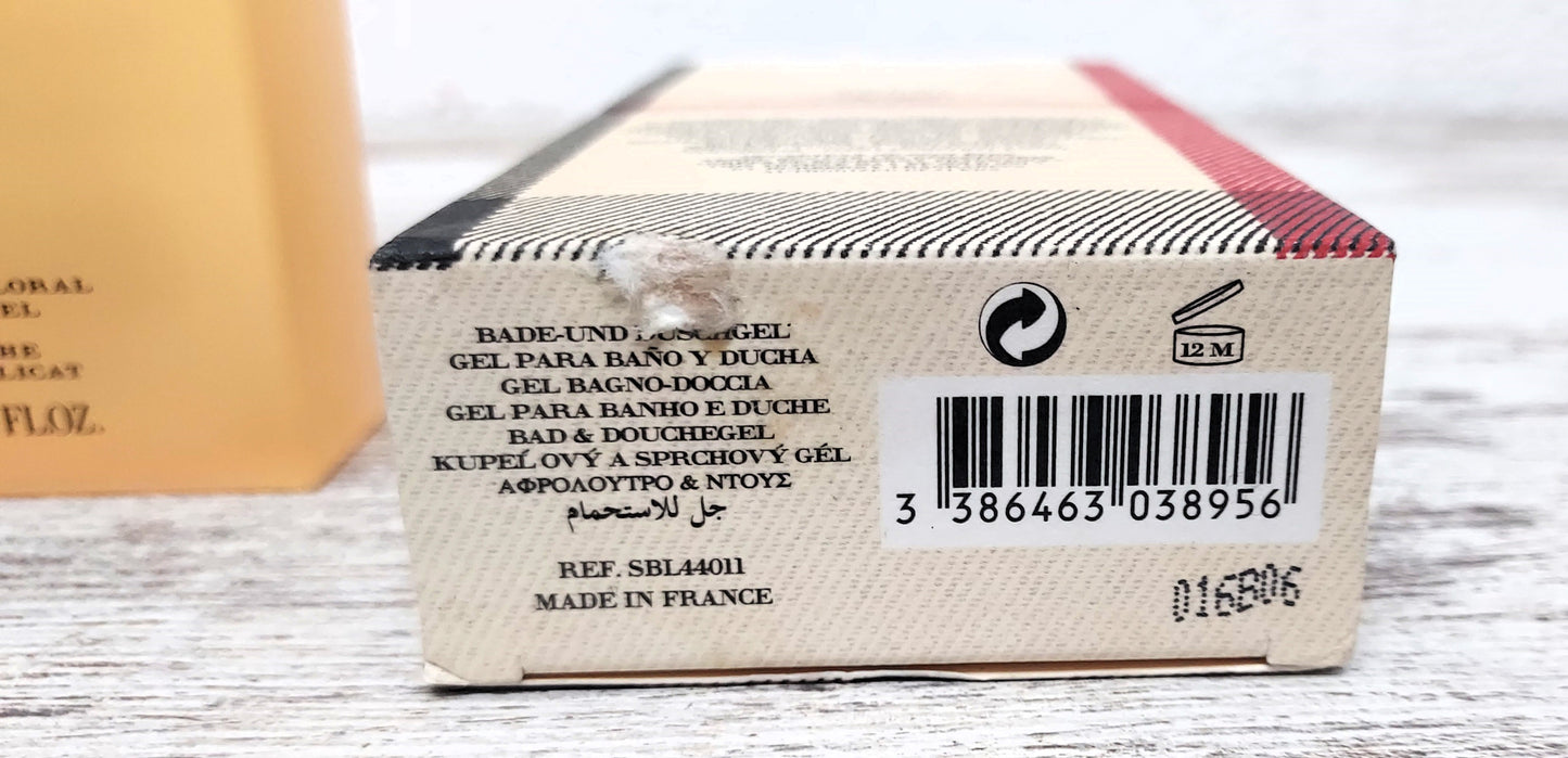 Burberry London for Her Delicate floral shower gel 150 ml. Discontinued vintage.