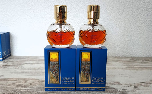 Grand Fleuri Vincent Van Gogh EDT (eau de toilette) 30ml x 30ml. Vintage 90's.