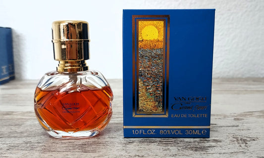 Grand Fleuri Vincent Van Gogh EDT (eau de toilette) 30ml (partially used). Vintage 90's.