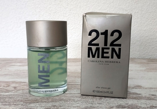 212 for Men Carolina Herrera AFTER SHAVE GEL 100ml. Discontinued vintage.