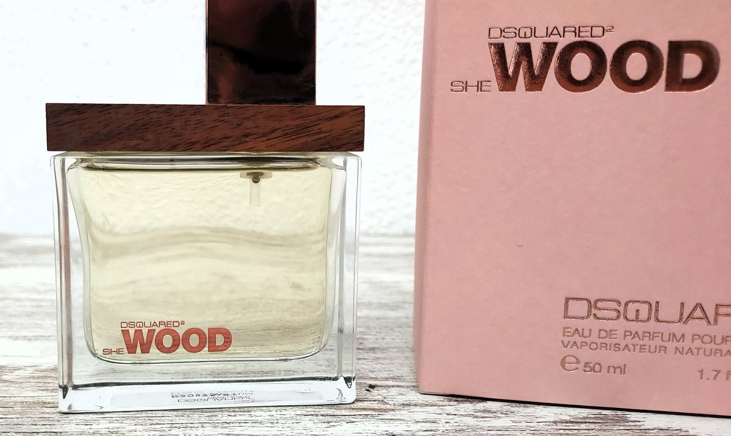 She Wood Dsquared2 EDP (eau de parfum) 50ml. Discontinued.
