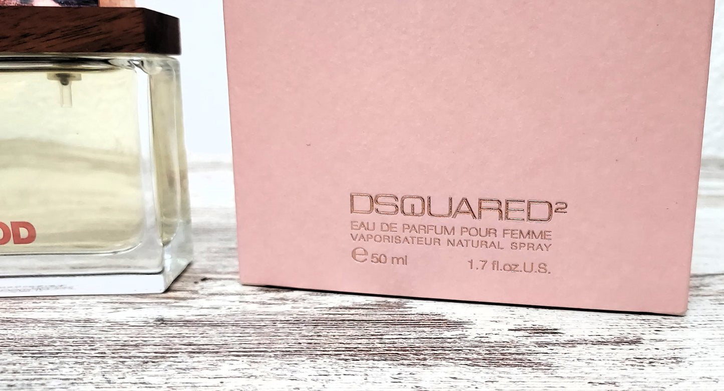She Wood Dsquared2 EDP (eau de parfum) 50ml. Discontinued.