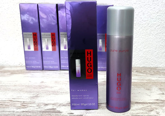 Pure Purple Hugo Boss PERFUMED DEODORANT SPRAY 150ml. Discontinued.