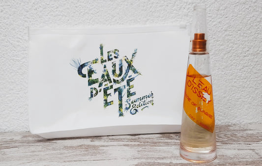 L'Eau d'Issey Shade of Sunrise 90ml (Used) + Toiletry Bag. Discontinued.