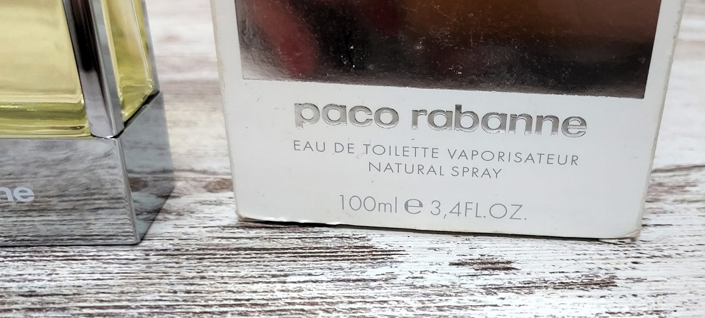 Metal Paco Rabanne EDT (eau de toilette) 100ml. Discontinued vintage rare.