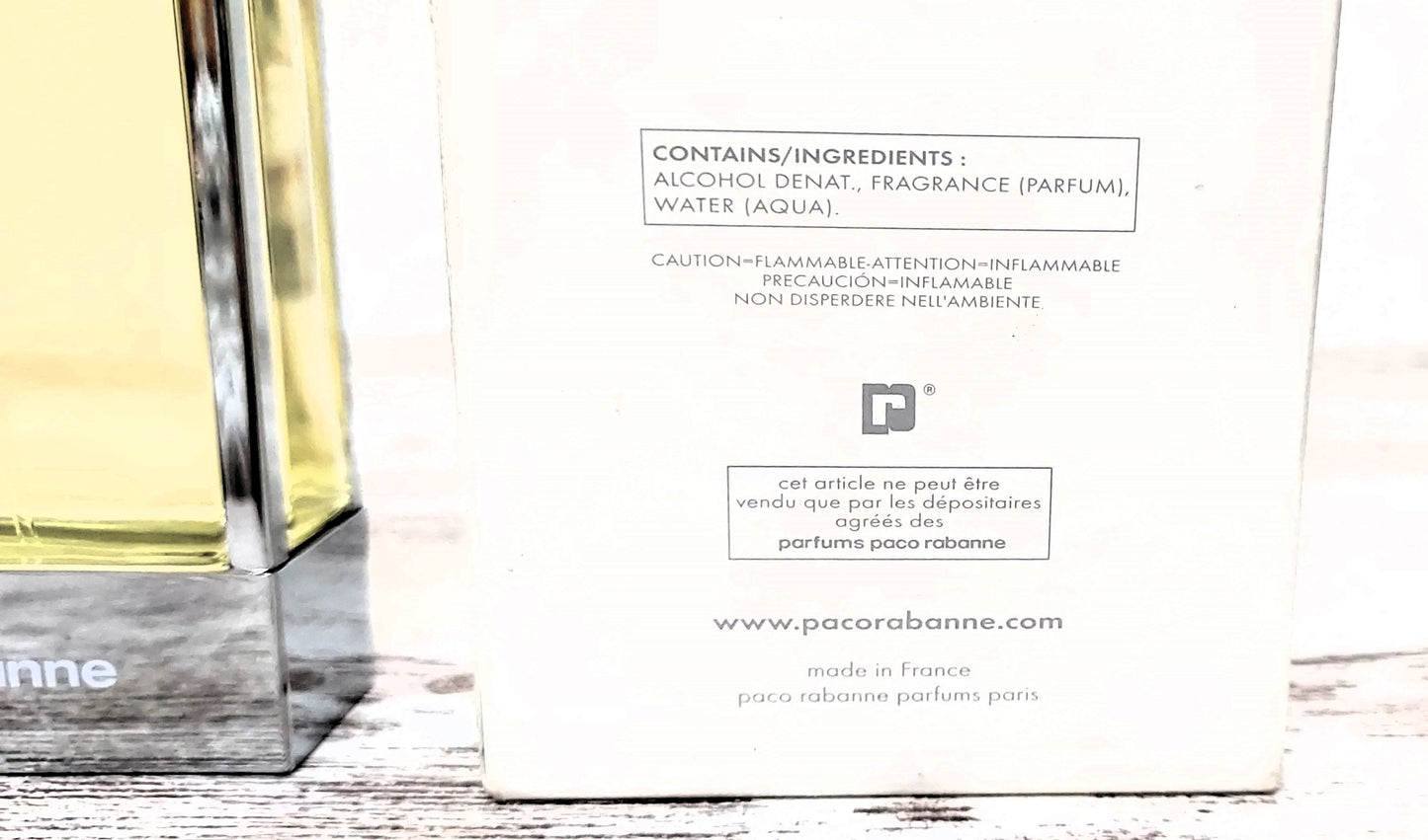 Metal Paco Rabanne EDT (eau de toilette) 100ml. Discontinued vintage rare.