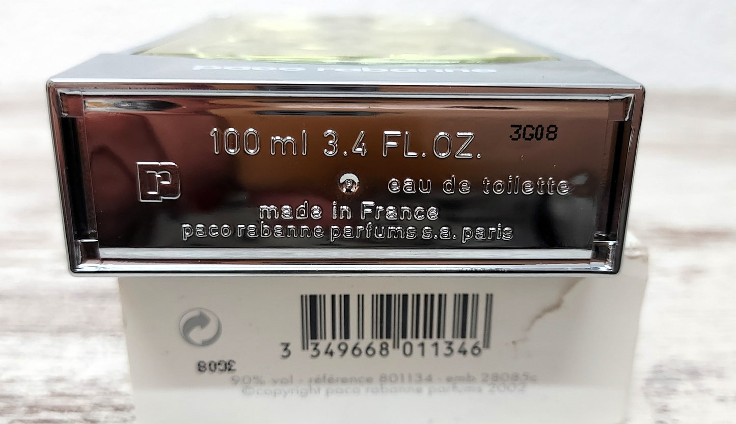 Metal Paco Rabanne EDT (eau de toilette) 100ml. Discontinued vintage rare.