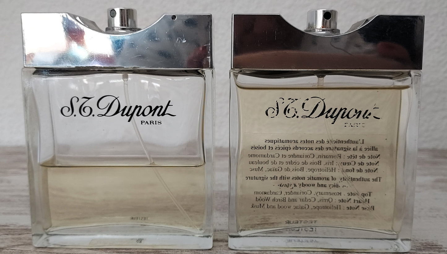 S.T Dupont pour Homme EDT 2 Bttles x 100ml (Not full). Discontinued vintage.