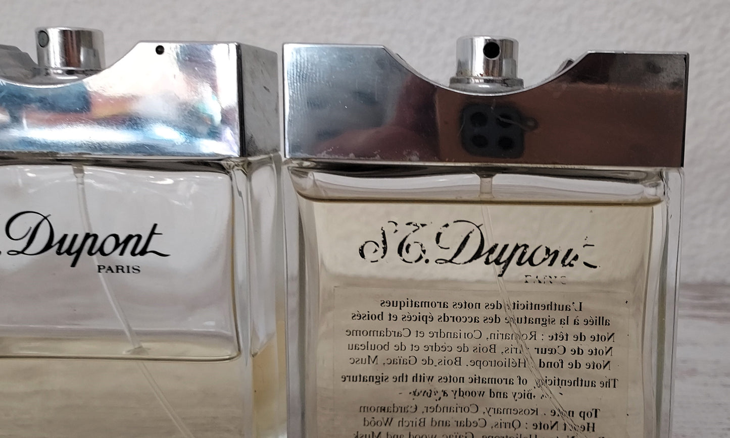 S.T Dupont pour Homme EDT 2 Bttles x 100ml (Not full). Discontinued vintage.