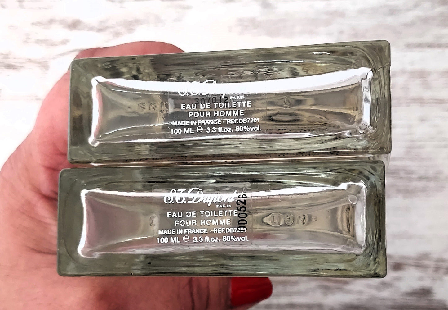 S.T Dupont pour Homme EDT 2 Bttles x 100ml (Not full). Discontinued vintage.