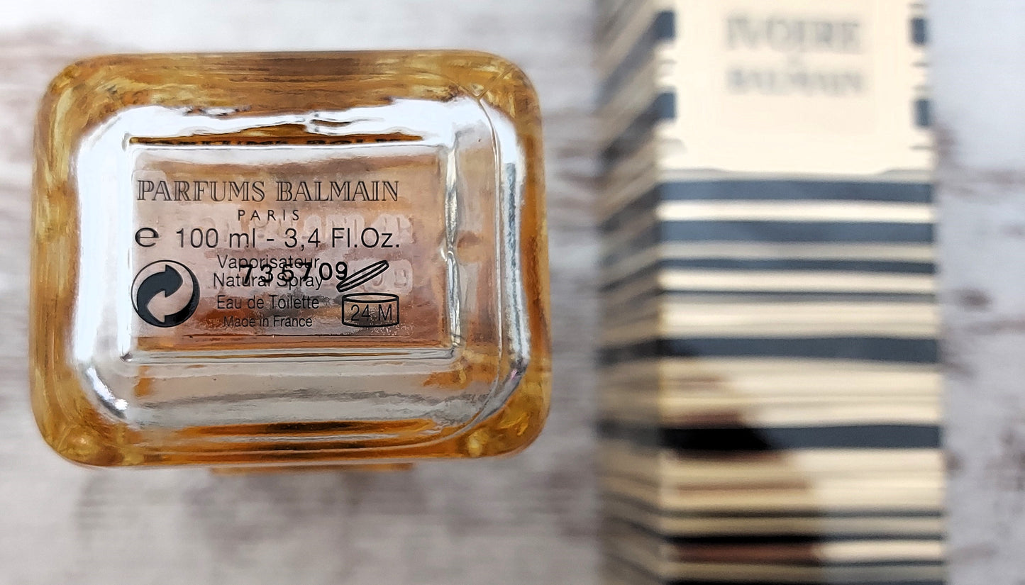 Ivoire Balmain EDT (eau de toilette) 100ml. Discontinued vintage extremely rare.