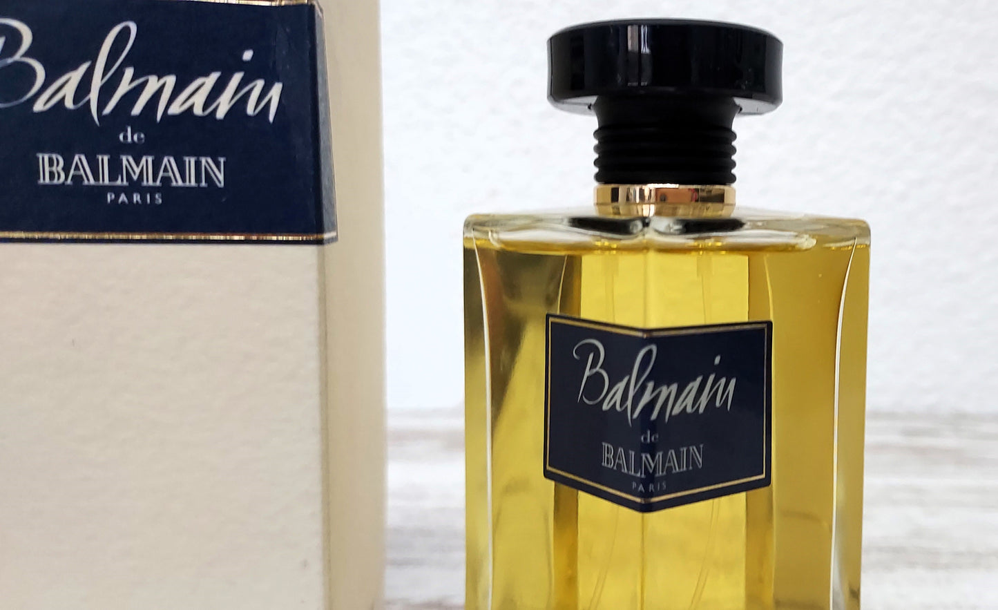 Balmain de Balmain EDT (eau de toilette) 100ml. Discontinued vintage DAMAGED BOX.