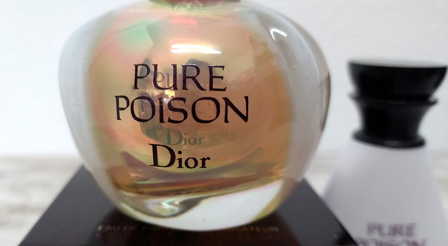 Pure Poison Dior EDP 50ml + Body Lotion 50ml + Shower Gel 50ml. Vintage formula.