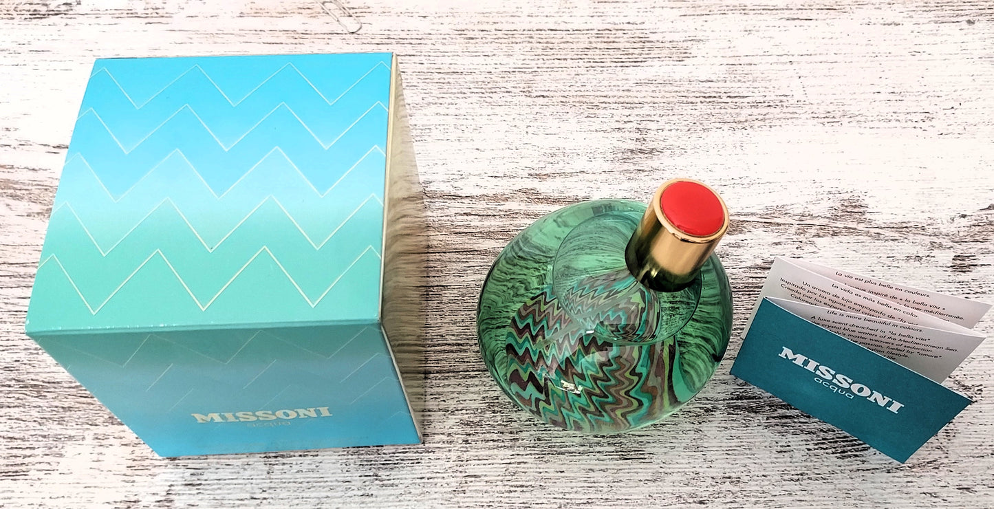 Missoni Acqua EDT (eau de toilette) 100ml. Discontinued vintage extremely rare.
