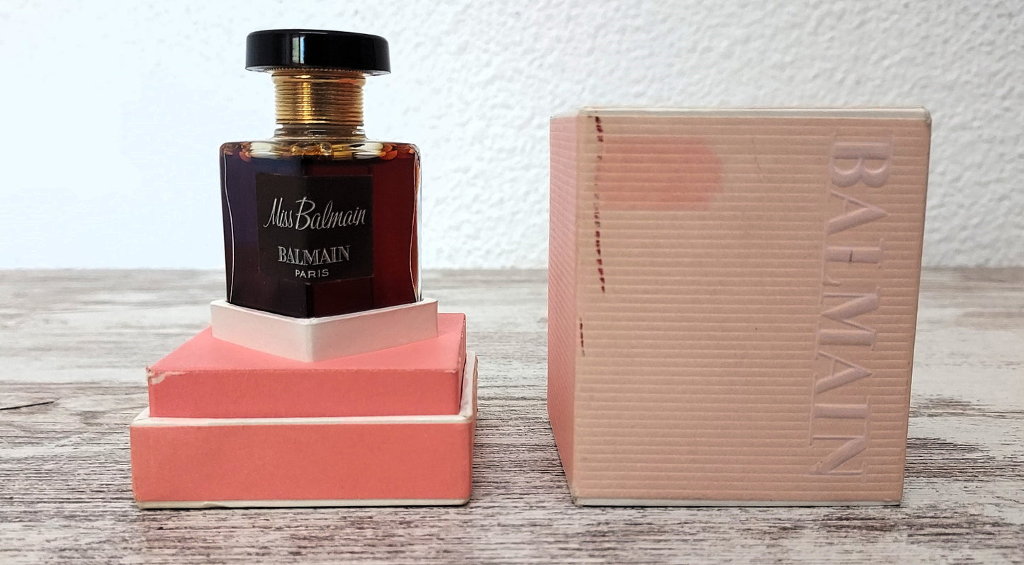 Compartir Miss Balmain PURE PARFUM 14ml. Discontinued vintage extremely rare. DAMAGED BOX.