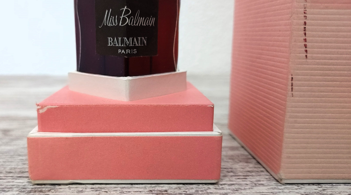 Compartir Miss Balmain PURE PARFUM 14ml. Discontinued vintage extremely rare. DAMAGED BOX.