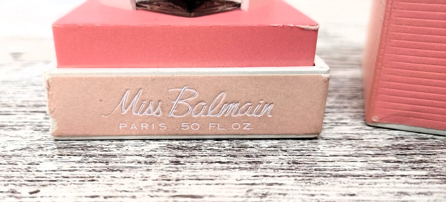 Compartir Miss Balmain PURE PARFUM 14ml. Discontinued vintage extremely rare. DAMAGED BOX.