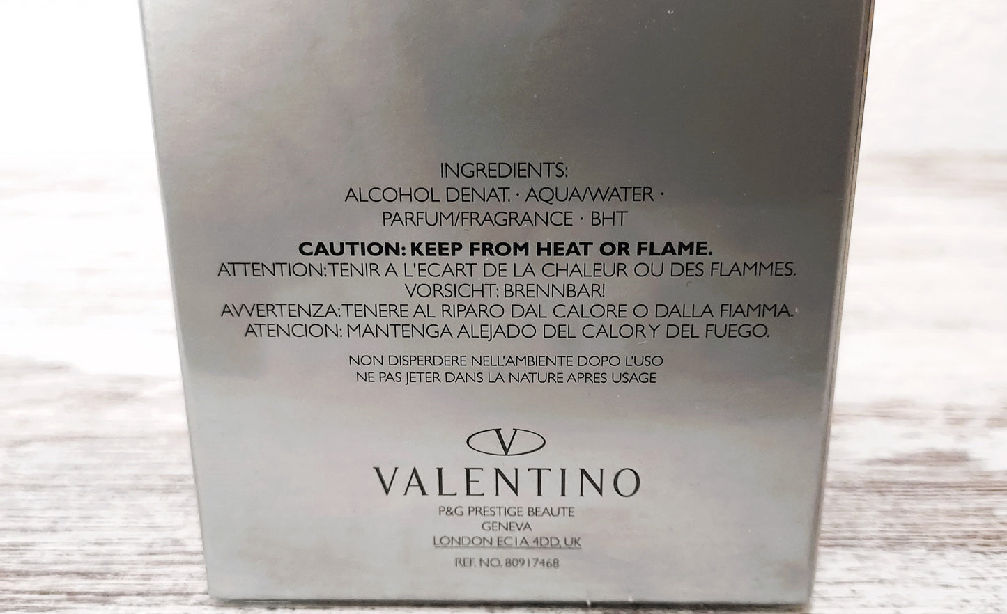 Very Valentino pour Homme EDT (eau de toilette) 50ml. Discontinued vintage.