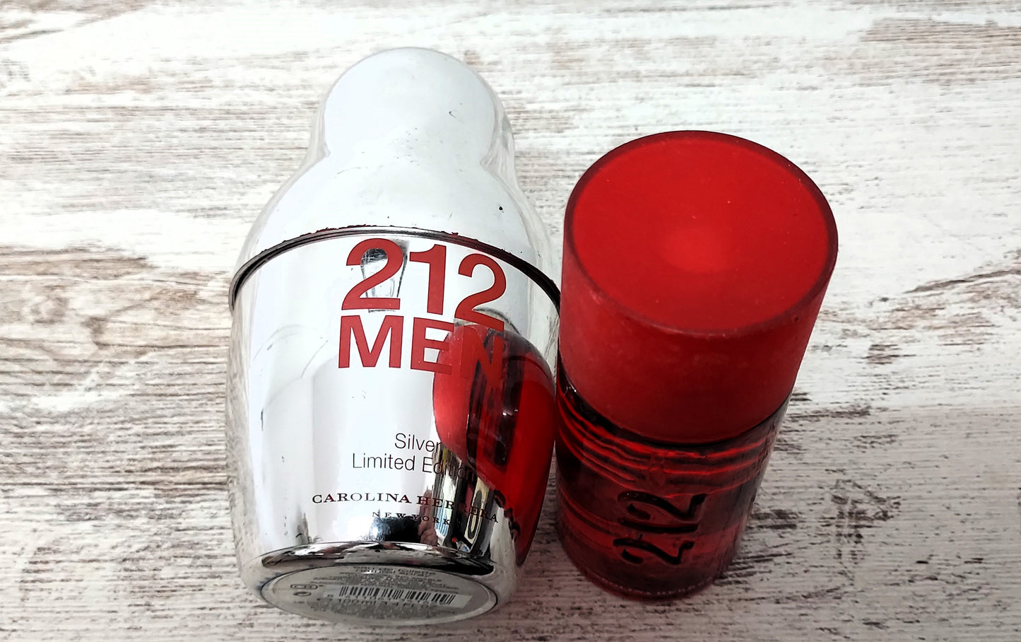 212 Silver Men Carolina Herrera EDT (eau de toilette) 100ml Discontinued vintage.
