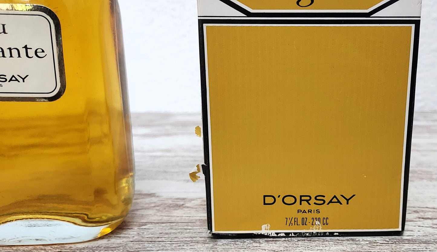 Eau Fringante D'orsay (eau de toilette Fraiche SPLASH) 220ml. Discontinued Vintage rare 60's