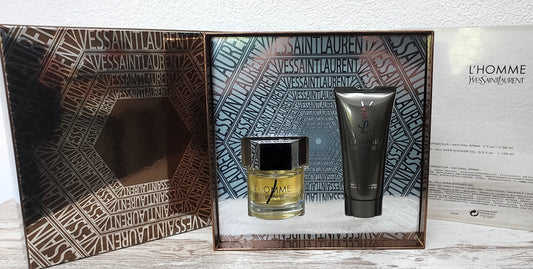 L'Homme Yves Saint Laurent EDT 60ml + Gel 100ml. Batch Code: 9GAA. Formula 2009.