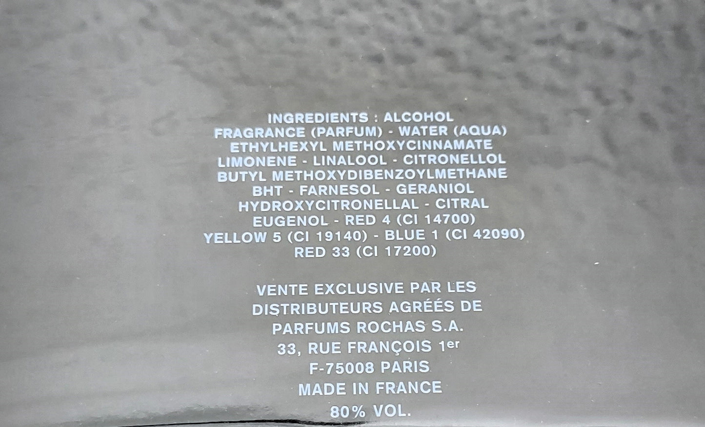 LUI Rochas EDT (eau de toilette) 100ml. Discontinued vintage.