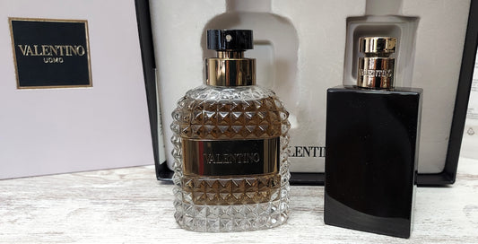 Valentino Uomo EDT (eau de toilette) 100ml + After Shave 100ml. Discontinued.