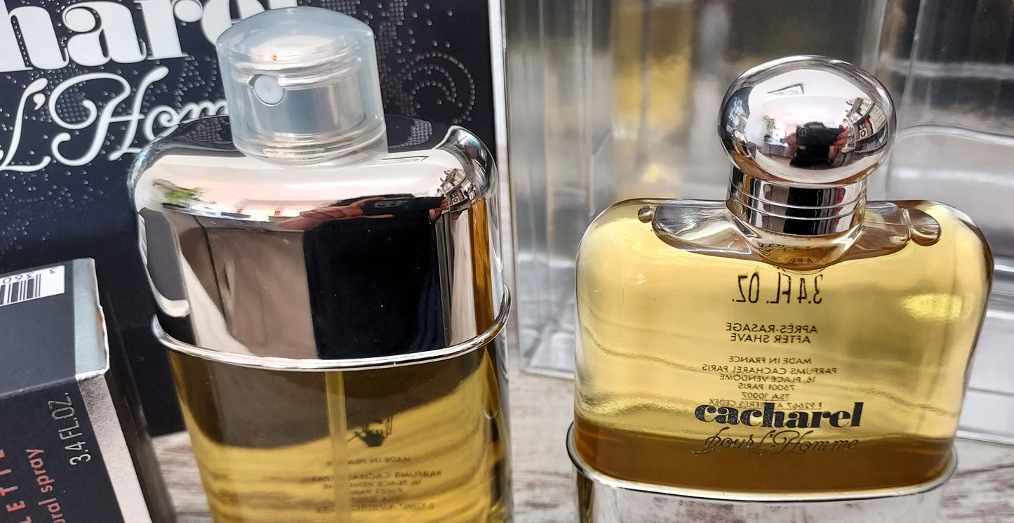Cacharel pour Homme EDT 100ml + After S. 100ml. YEAR: 2007 (BATCH CODE: UD 283J). Discontinued.