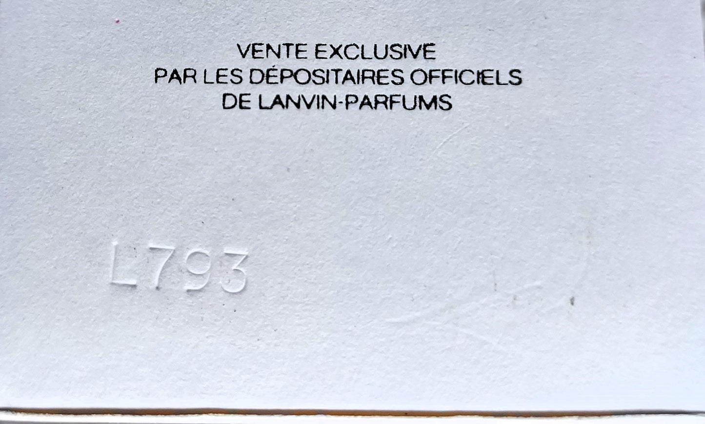 Eau My Sin Lanvin EDT (eau de toilette SPLASH) 200ml. Discontinued vintage rare.