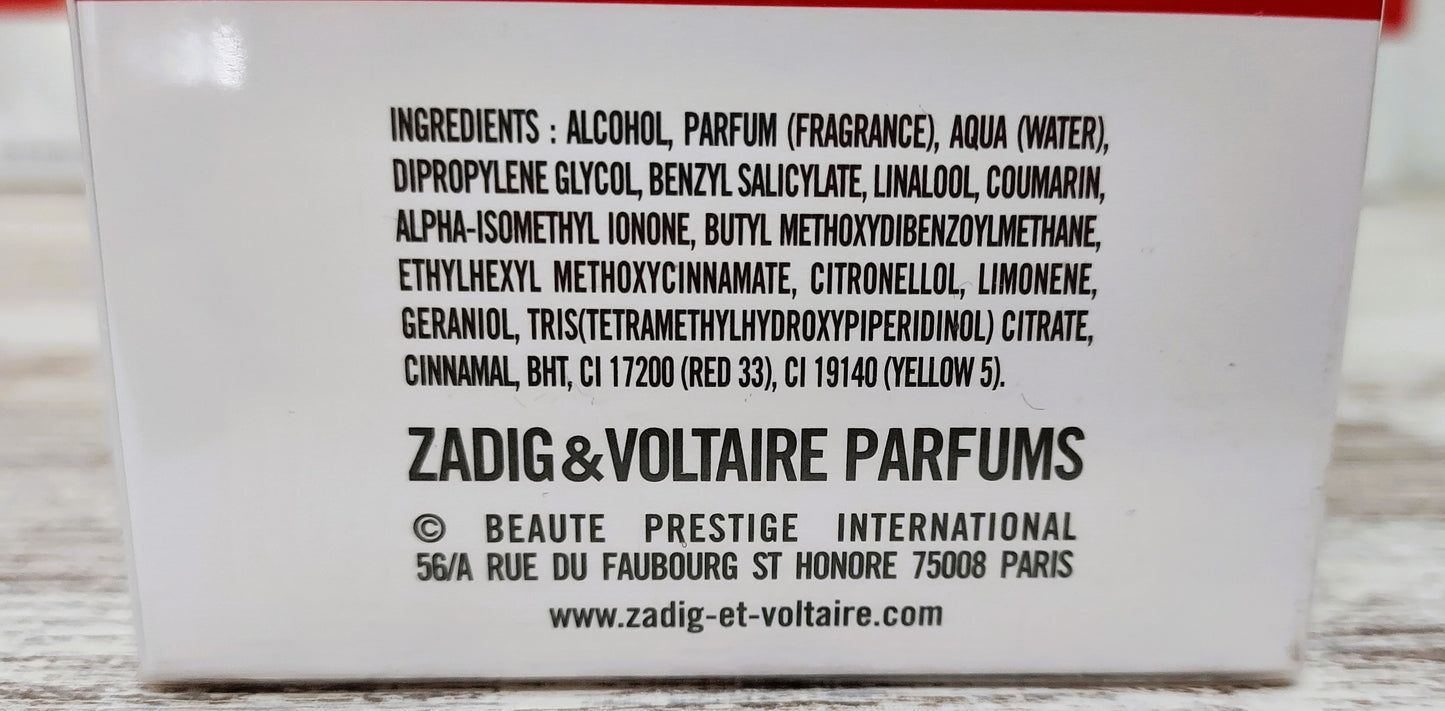 Girls Can Say Anything Zadig & Voltaire EDP (eau de parfum) 90ml. Discontinued.