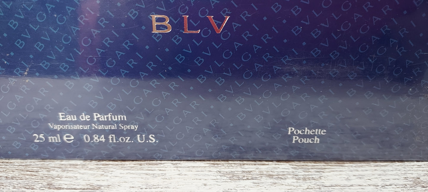 BLV pour Femme Bvlgari EDP (eau de parfum) 25ml + Pouch / Pochette. Discontinued vintage.