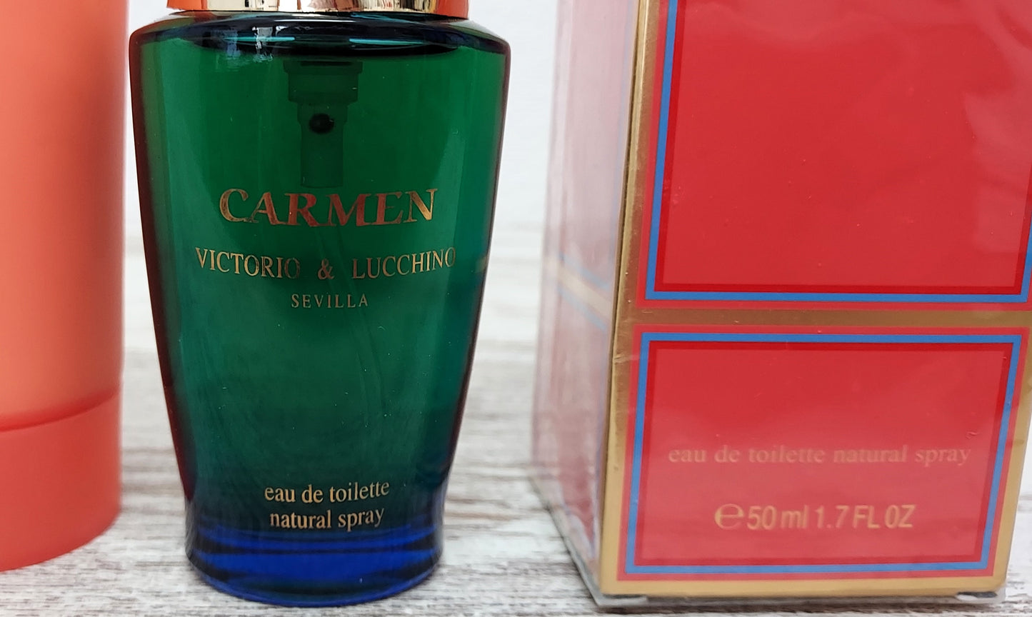 Carmen Victorio & Lucchino EDT 50ml + Body Lotion 100ml + Shower Gel 100ml.