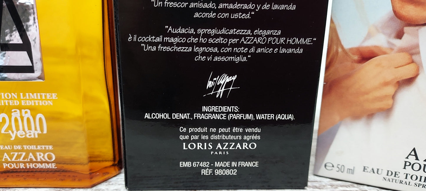 Azzaro pour Homme EDT 50ml. LIMITED EDITION 2000. Discontinued extremely rare.