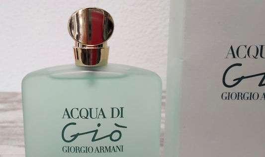 Acqua di Gio Armani EDT (eau de toilette) 100ml. Year 2001. BC: UW274. Discontinued vintage.