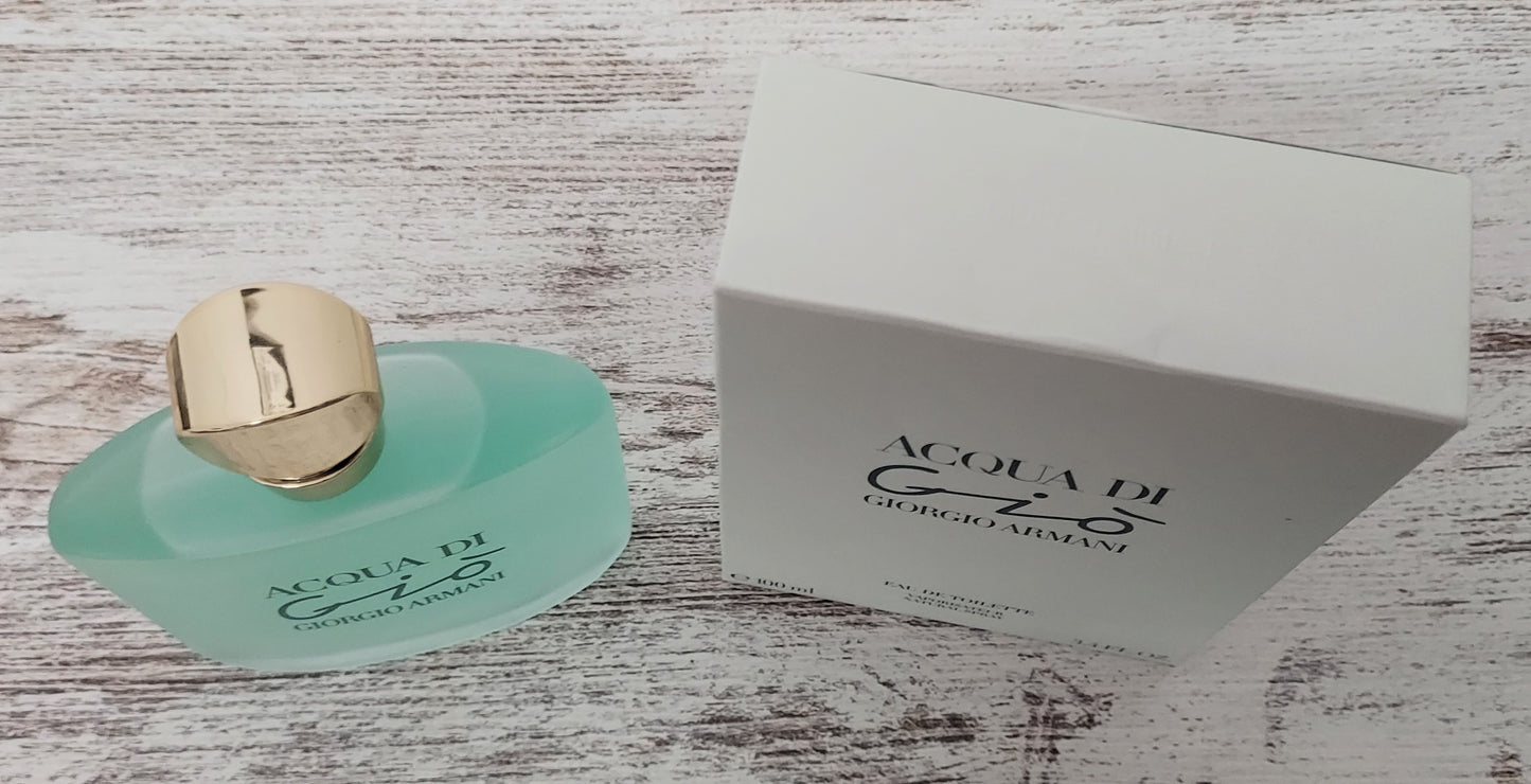 Acqua di Gio Armani EDT (eau de toilette) 100ml. Year 2001. BC: UW274. Discontinued vintage.