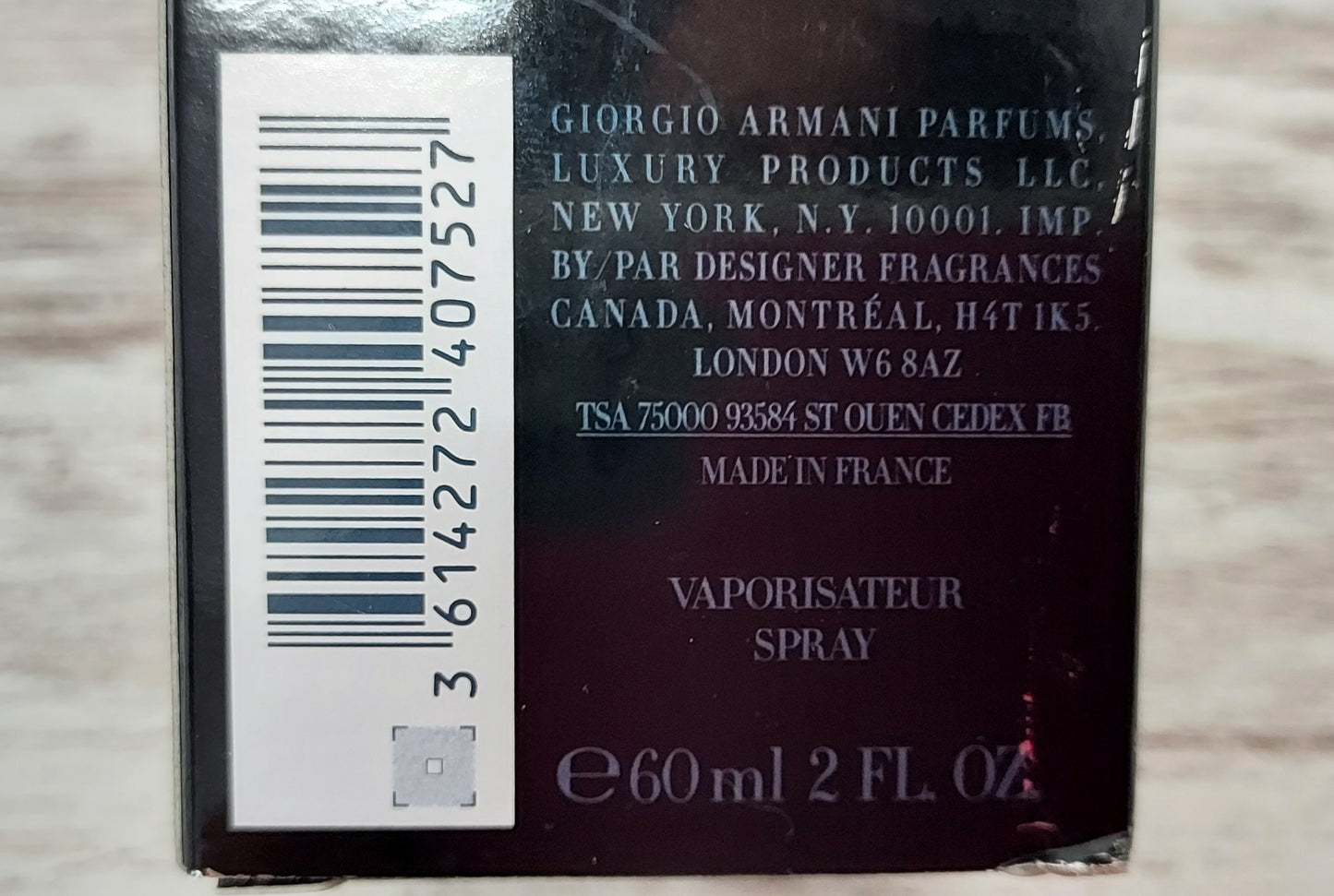 Armani Code Absolu Parfum pour Homme 60ml. Discontinued.