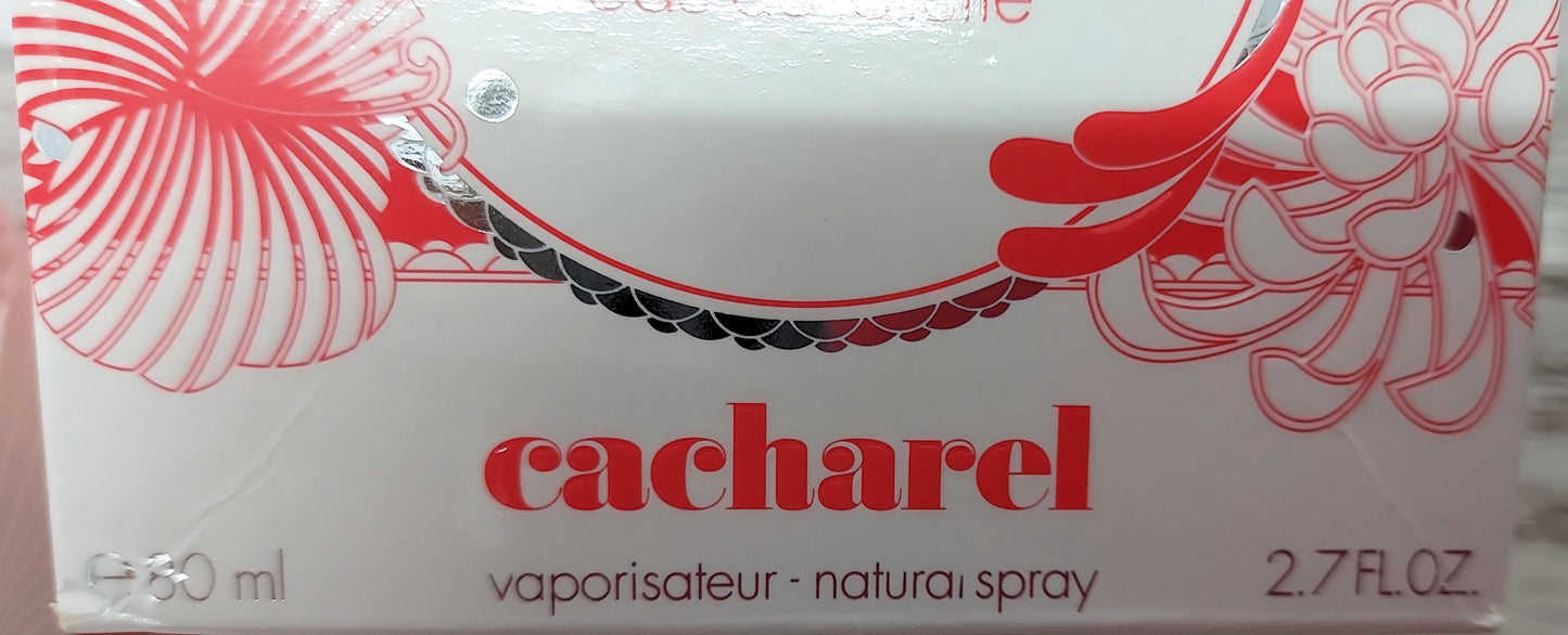 Scarlett Cacharel EDT (eau de toilette) 80ml. Discontinued. BOX SLIGHTLY DAMAGED. Discontinued.